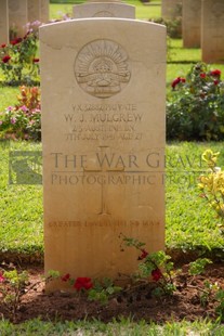 BEIRUT WAR CEMETERY - MULGREW, WILLIAM JOHN